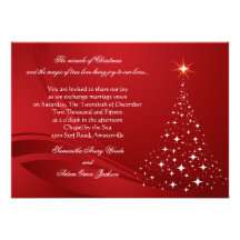 Spirit of the Season Wedding Invitation