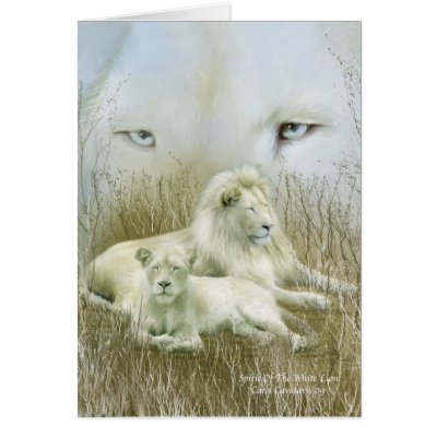 Spirit Of The White Lion ArtCard