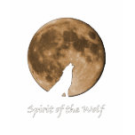 Spirit of the Wolf - Brown Moon t-shirts
