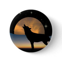 Spirit of the Wolf Pinback Button