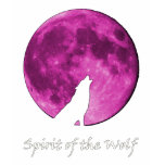 Spirit of the Wolf - Pink t-shirts