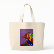 Spirit of Wolf 3 by Piliero Tote Bags
