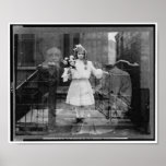 Spirit Photograph of Girl, c. 1905 posters