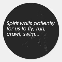 Spirit waits patiently... stickers
