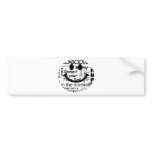 Spiritual affirmations smiley bumper stickers