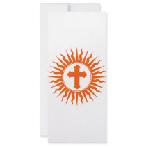 Spiritual Cross Design Rack Cards