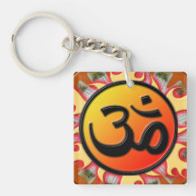 Spiritual Om Acrylic Keychains