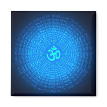 Spiritual Om Design Magnet