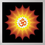 Spiritual Om Design Print
