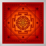 Spiritual Sri Yantra Poster
