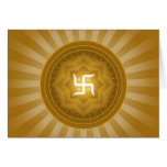 Spiritual Swastika Design cards