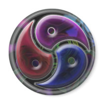 Spiritual Triskele Refrigerator Magnet