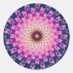 Spirograph Round Stickers