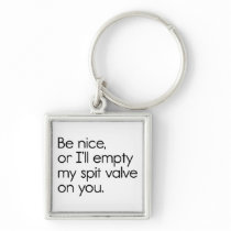 Spit Valve Keychain