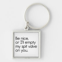 Spit Valve Keychain