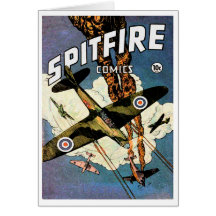Spitfire Fighter Aircraft - World War Two Card