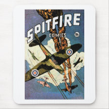 Spitfire Fighter Aircraft - World War Two Mousepad
