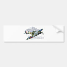 Spitfire Supermarine Bumper Sticker