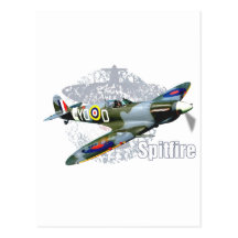 Spitfire Supermarine Post Card