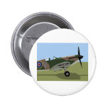 Spitfire WW2 Fighter Buttons