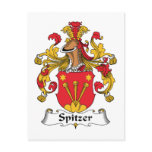 Spitzer Family Crest postcards