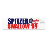 Spitzer - Swallow '09 bumper stickers