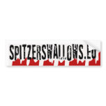 Spitzerswallows.eu Bumper Sticker bumper stickers