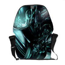 Splash Down Abstract Messenger Bags
