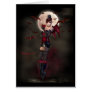 Splashes of red! greeting card