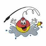 Splashing Bobber embroidered shirts