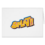 Splat Cartoon Bang Boom Card