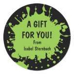 Splat Gift Sticker