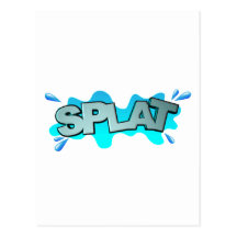 Splat Post Card