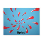 "Splat!" Postcard