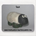 Splat Sheep mouse mat mousepads