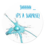 splat, Shhhhh ...It's a Surprise!  - Customised stickers