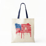 Splatter USA Flag bags