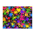 Splatter Wallpaper postcards