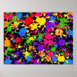 Splatter Wallpaper Posters