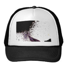 splattering on dry ground mesh hats