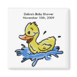 Splish Splash Duck baby shower favour magnet