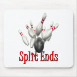 Split Ends Bowling Mousepads