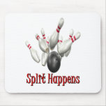 Split Happens Bowling Mousepads
