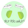 Split Peas onality Sticker