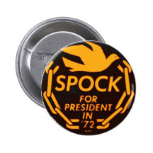 SPOCK for President - Button