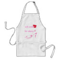 Spoiled High Heel Shoe Lover Cooks for Shoes-pink aprons