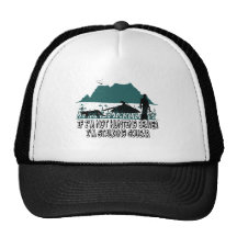 Spoof cougar hunter trucker hat