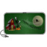 Spooky Barn Halloween Doodle Speaker
