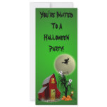 Spooky Barn Halloween Party Invitation