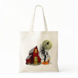 Spooky Barn Trick-or-Treat Bag